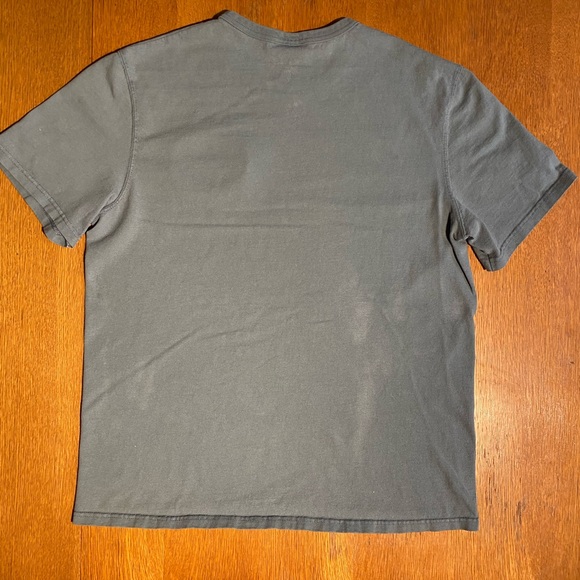 Champion Olive Green‎ early 2000’s short sleeve reverse weave logo T-Shirt L - Picture 6 of 8